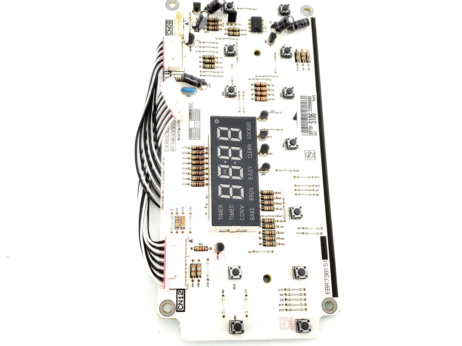 New  LG Range Control Board EBR73815106