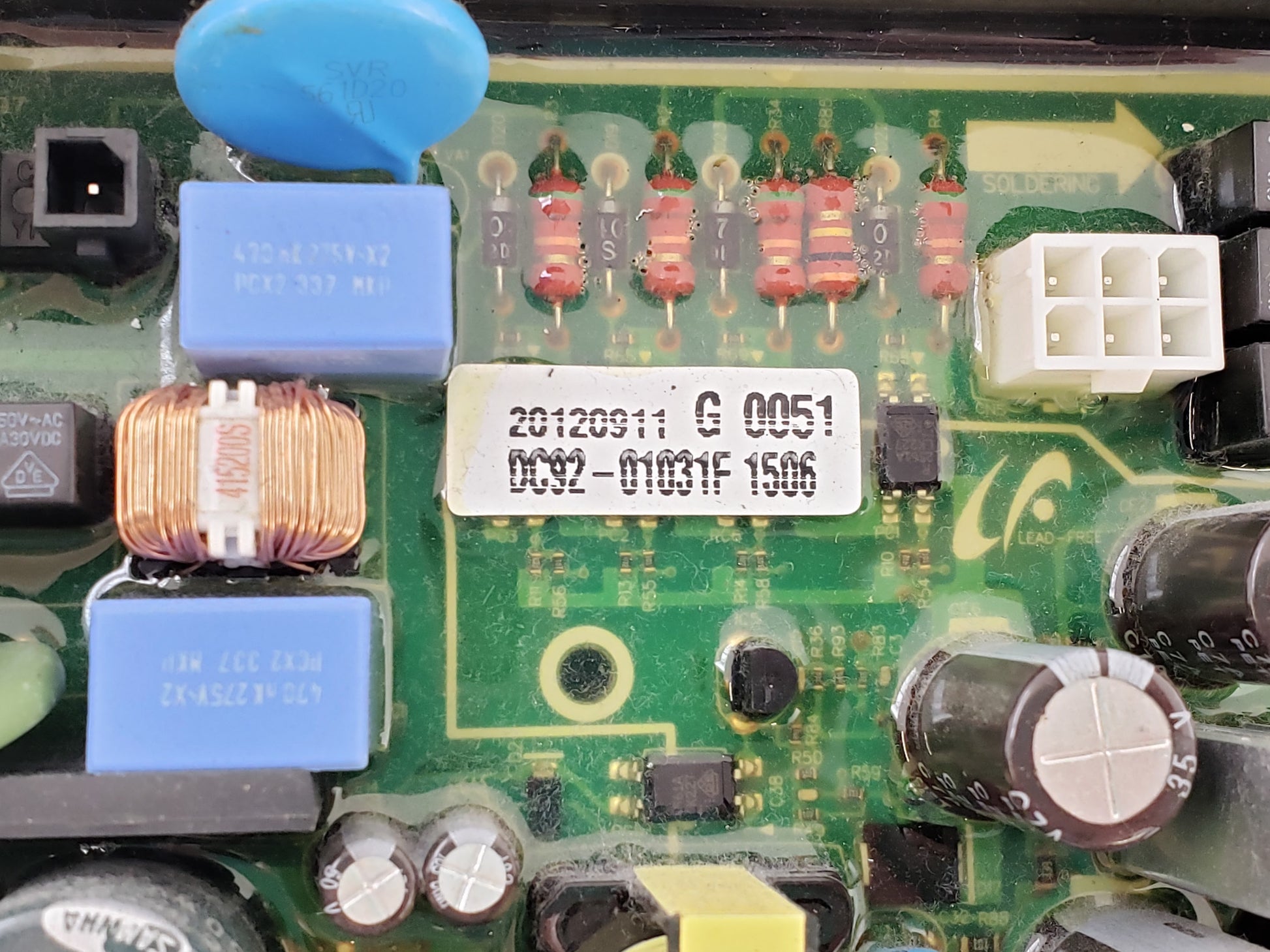 Samsung Dryer Control Board DC92-01031F