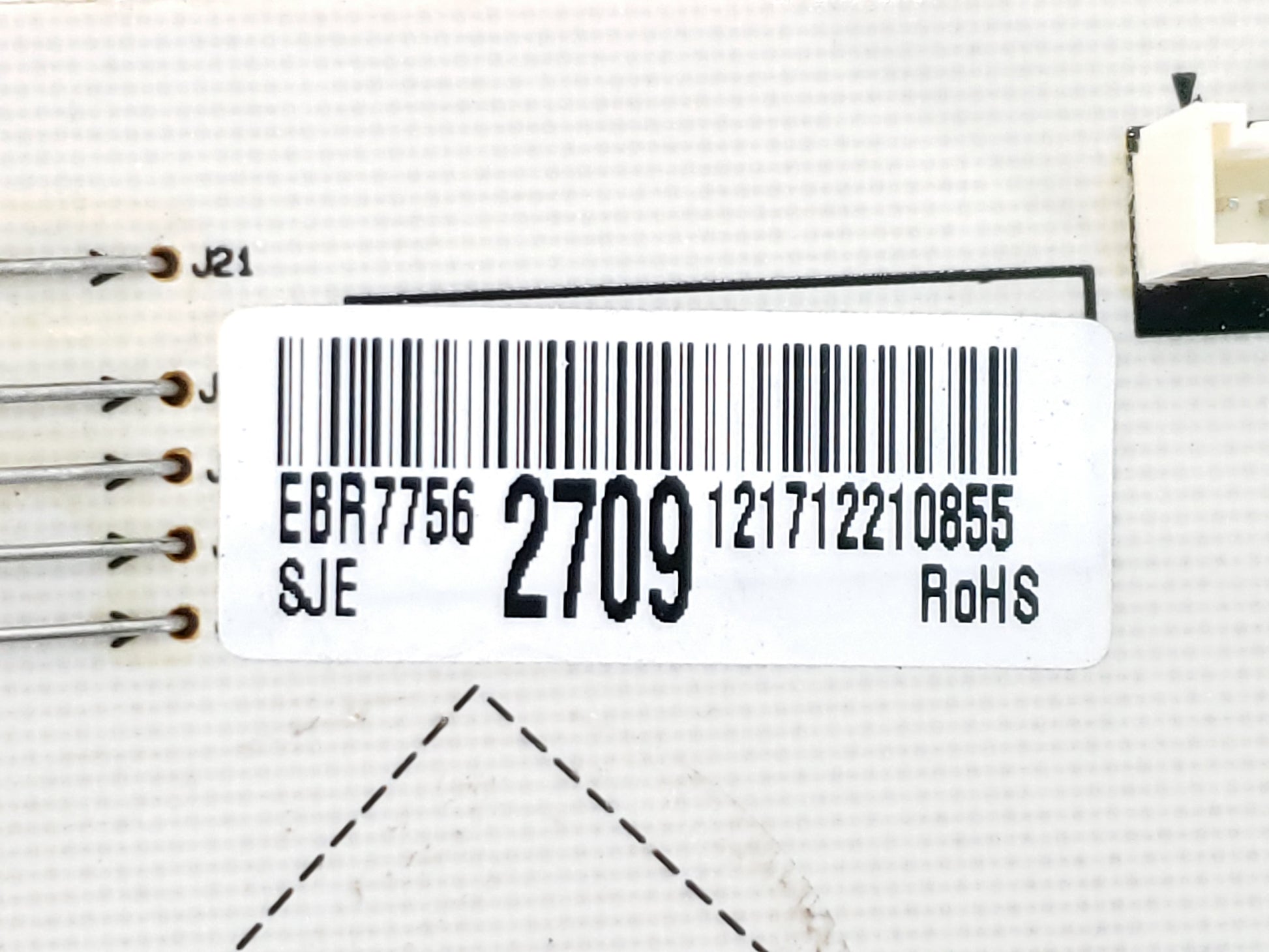 EBR77562709 LG Range Control New!