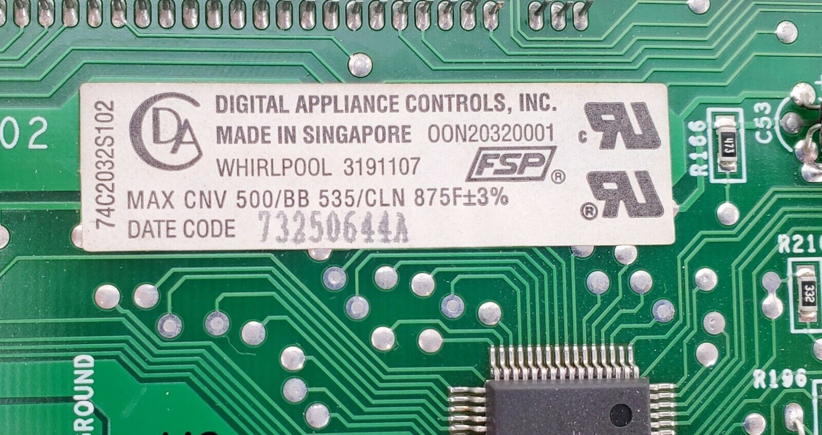 OEM Kitchen-Aid Range Control 3191107 Same Day Ship & Lifetime Warranty