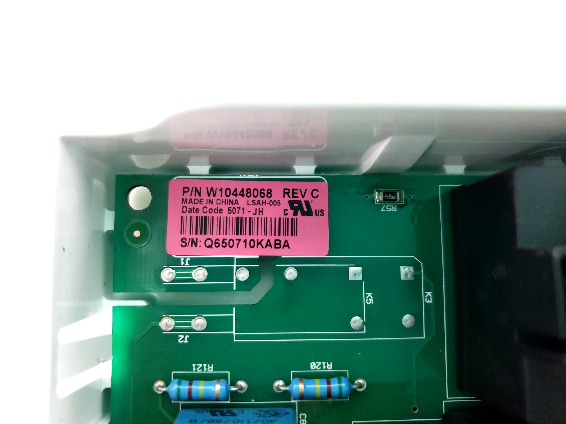 Whirlpool Dryer Control Board W10739350 (W10448068)