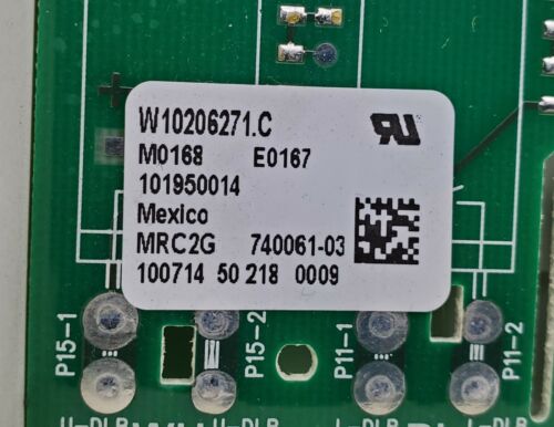 Whirlpool Range Control W10206271