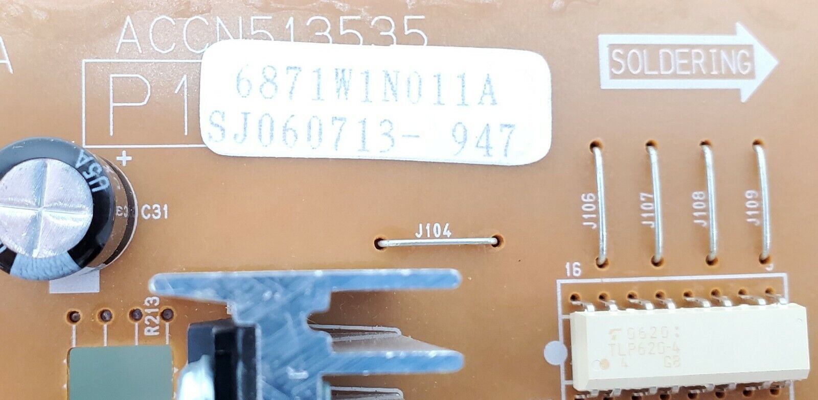 LG Range Control   6871W1N011A