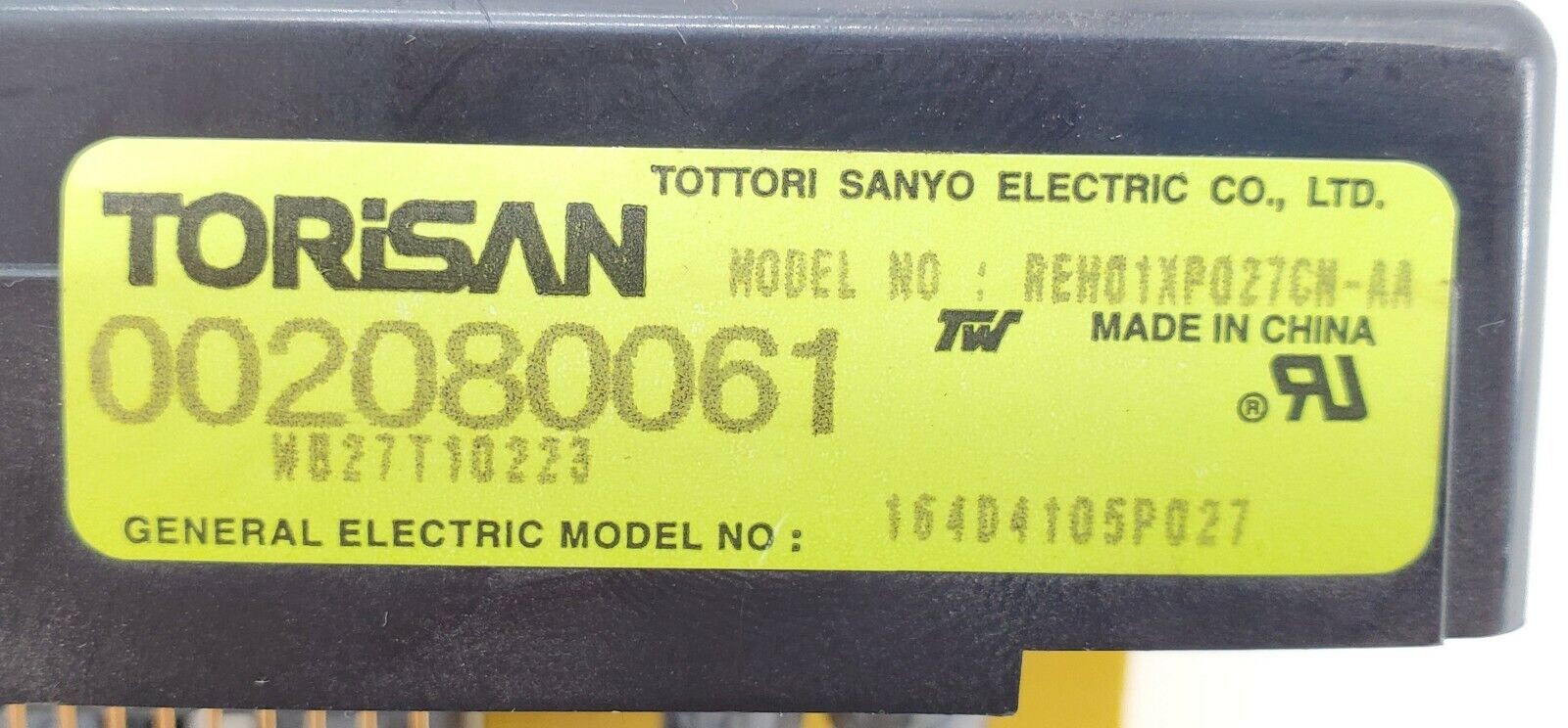 GE Range Control Board 164D4105P027