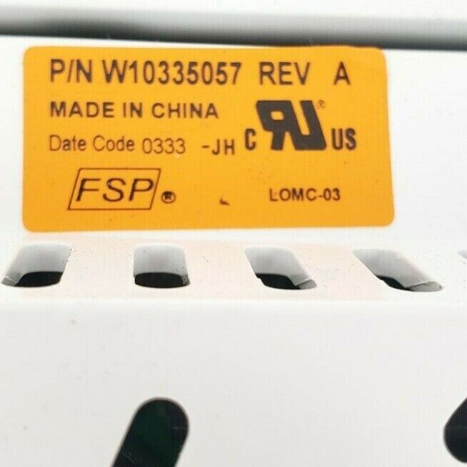 Whirlpool Washer Control Board W10335057