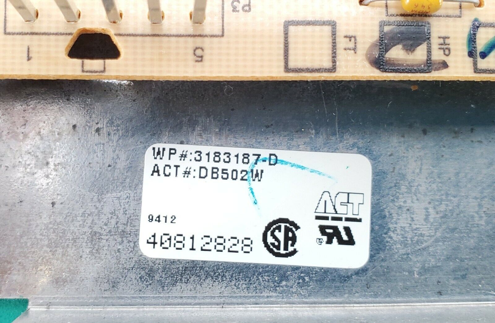 Whirlpool Range Control 3183187