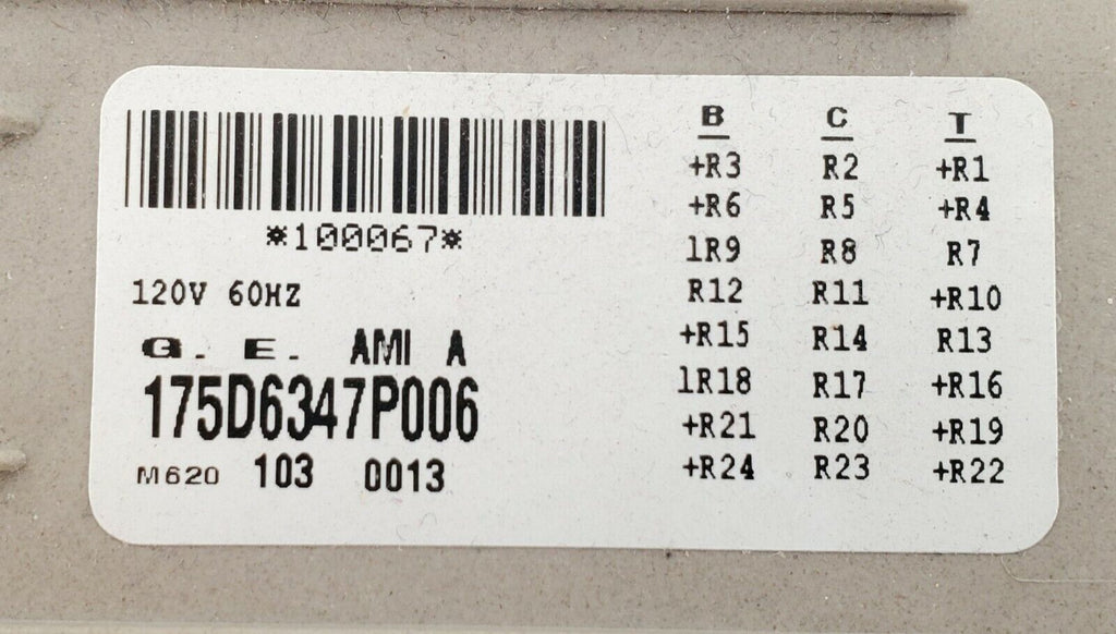 OEM  GE Washer Timer 175D6347P006
