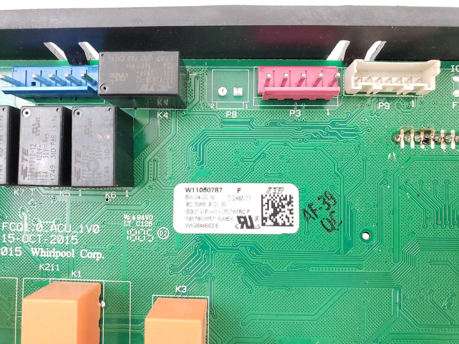 Whirlpool Range Control W11050787