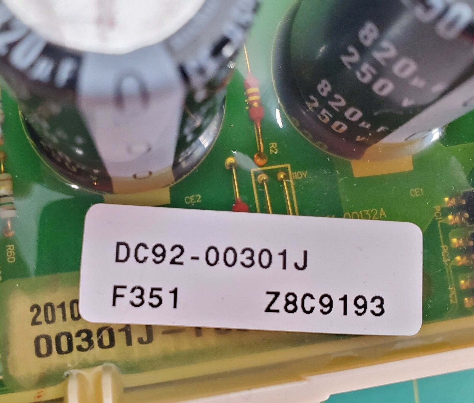 Samsung Washer Control Board DC92-00301J