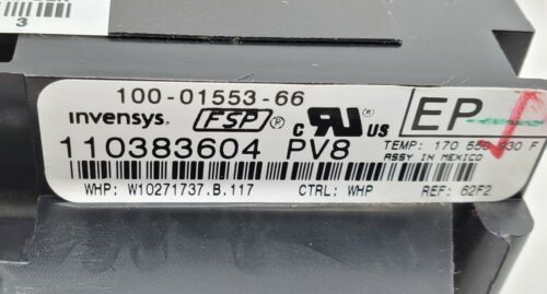 OEM Whirlpool Range Control W10271737 Same Day Ship & Lifetime Warranty