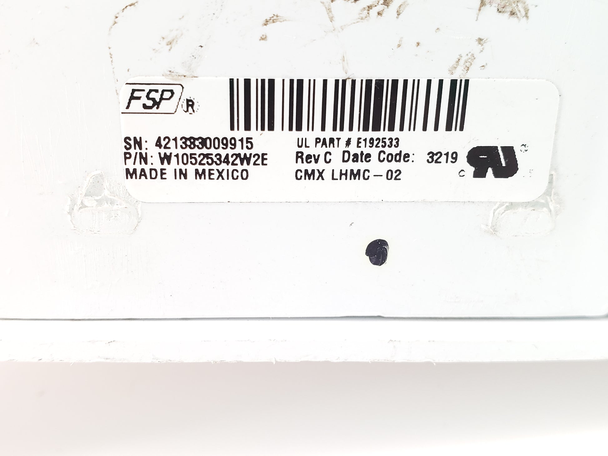 OEM  Whirlpool Duet Washer Control W10525363 W10525342W2E