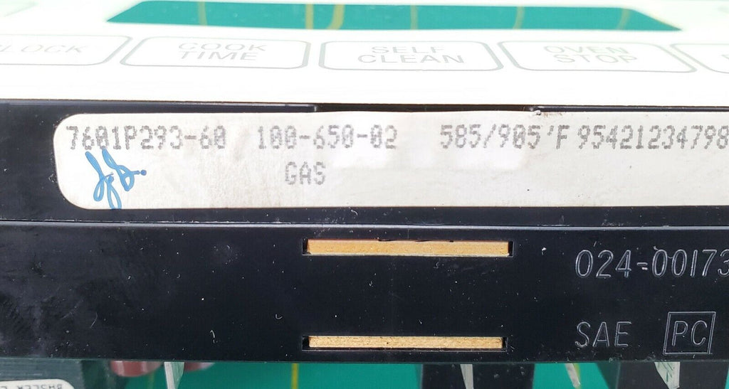Maytag Range Control 7601P293-60