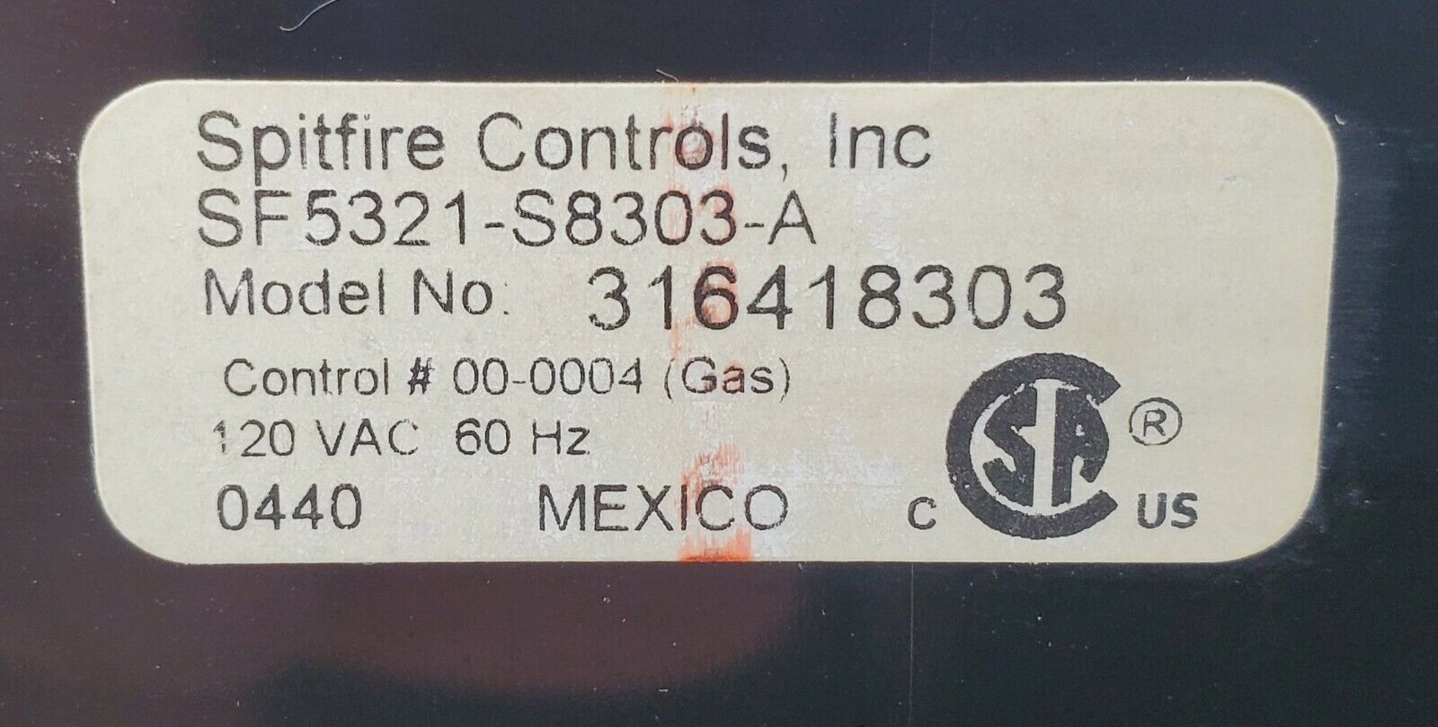 OEM  Frigidaire Range Control Board 316418303