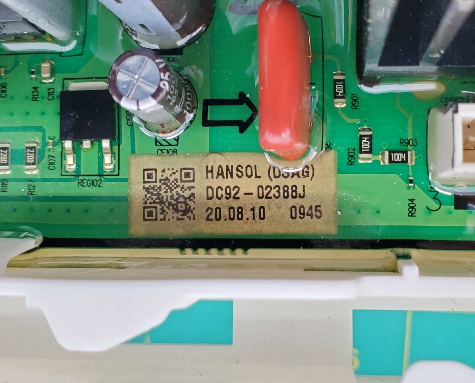 OEM Samsung Washer Control DC92-02388J Same Day Shipping & Lifetime Warranty
