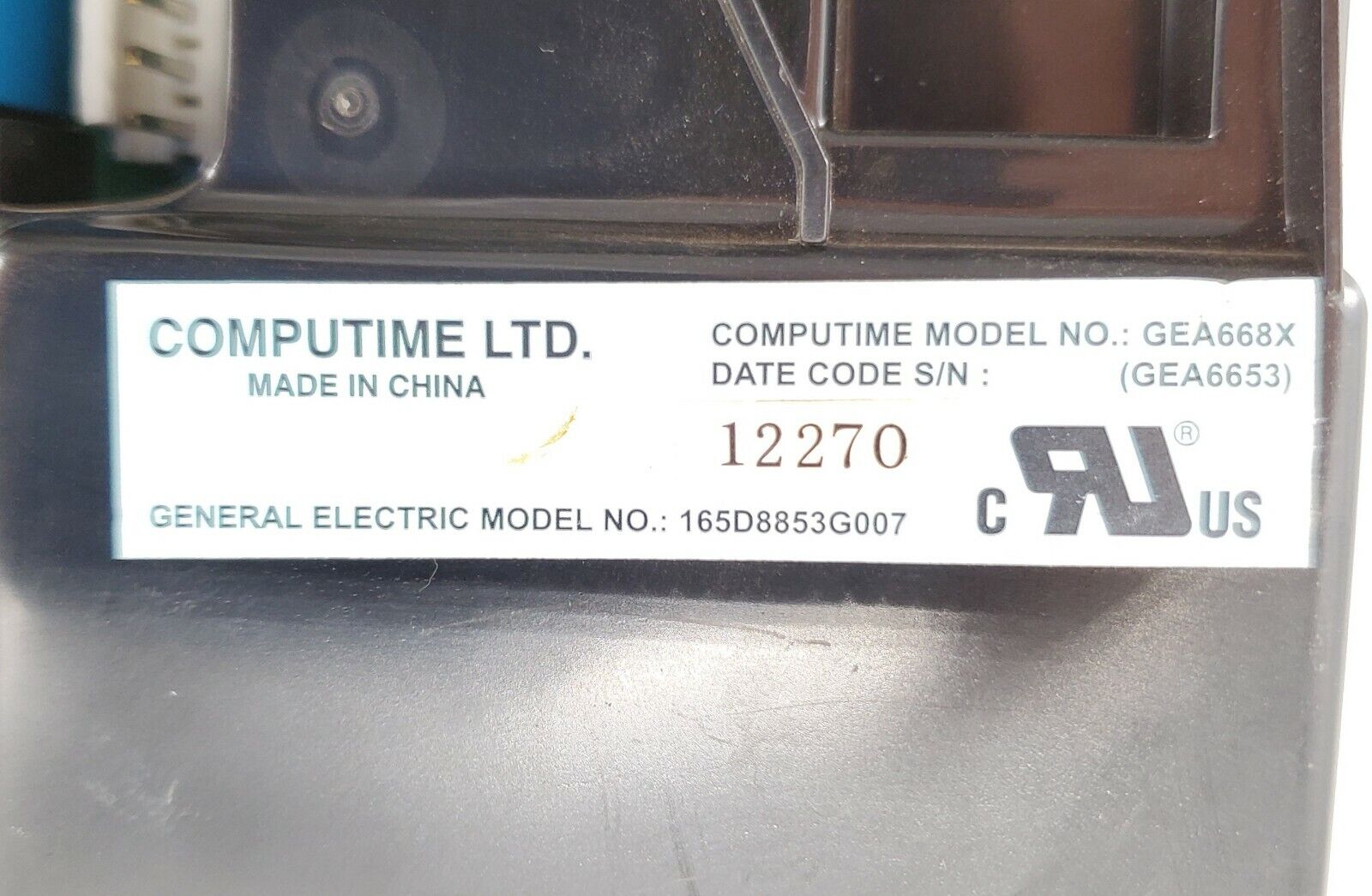 GE  Dishwasher Control  165D8853G007