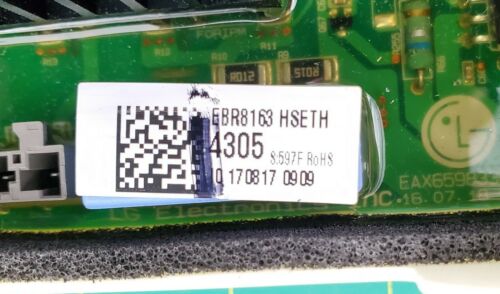 OEM LG Washer Control Board EBR81634305 Same Day Shipping & Lifetime Warranty
