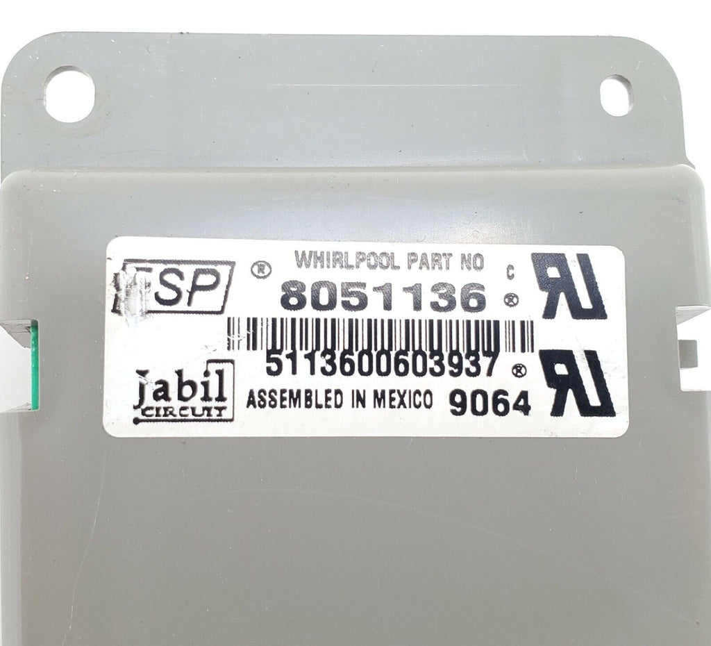 OEM Whirlpool Dishwasher Control 8051136 Same Day Ship & Lifetime Warranty