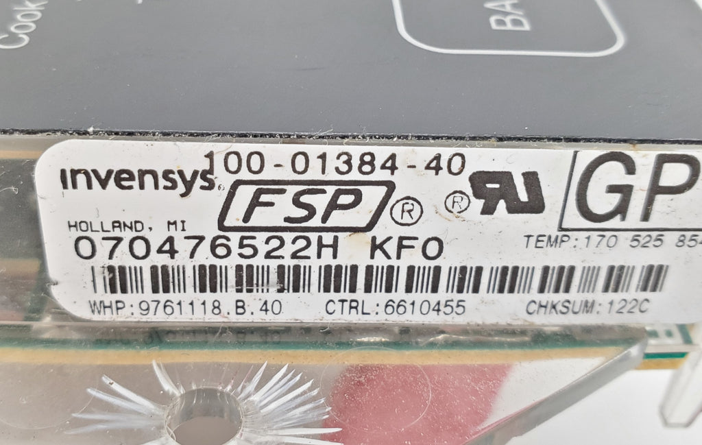 OEM  Whirlpool Range Control Board 9761118