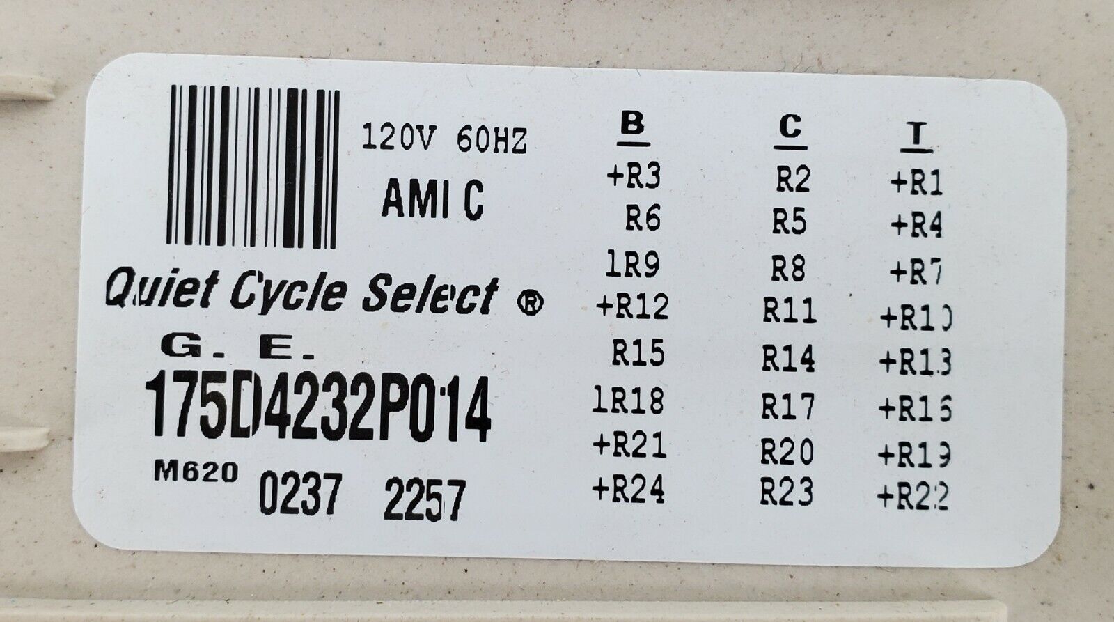 OEM  GE Washer Timer 175D4232P014