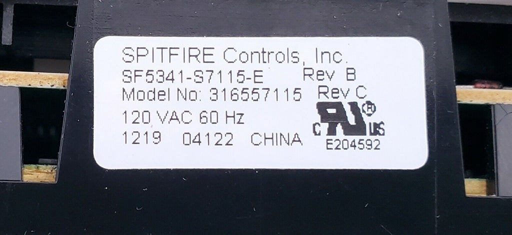 OEM  Frigidaire Range Control Board 316557115