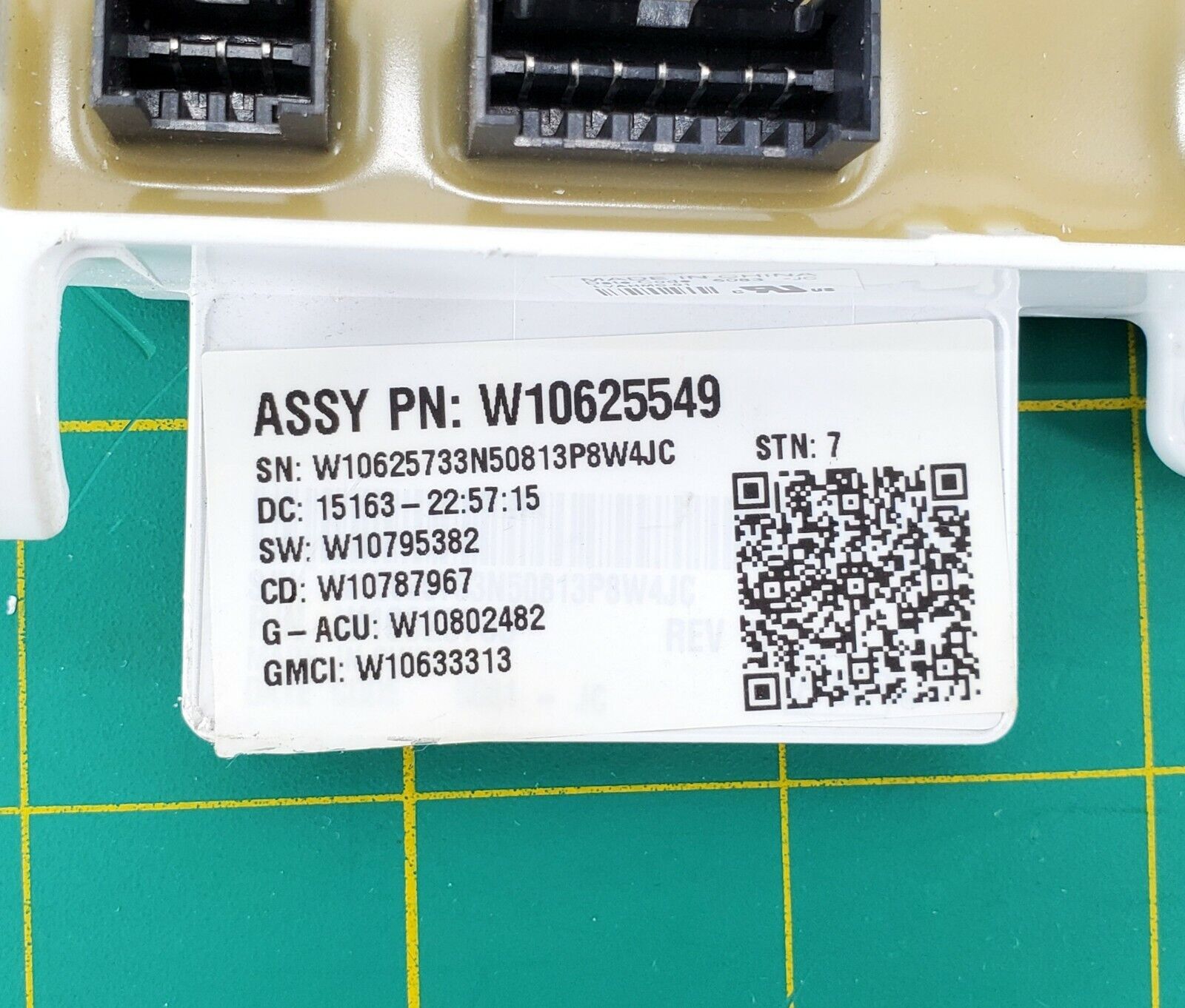 OEM  Whirlpool Washer Control Board W10625549