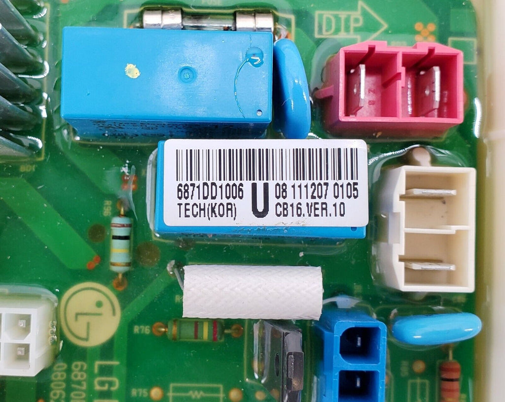 OEM  LG Dishwasher Control  6871DD1006U