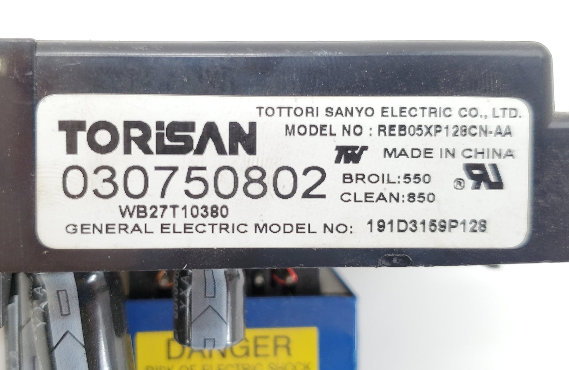 GE Range Control WB27T10380