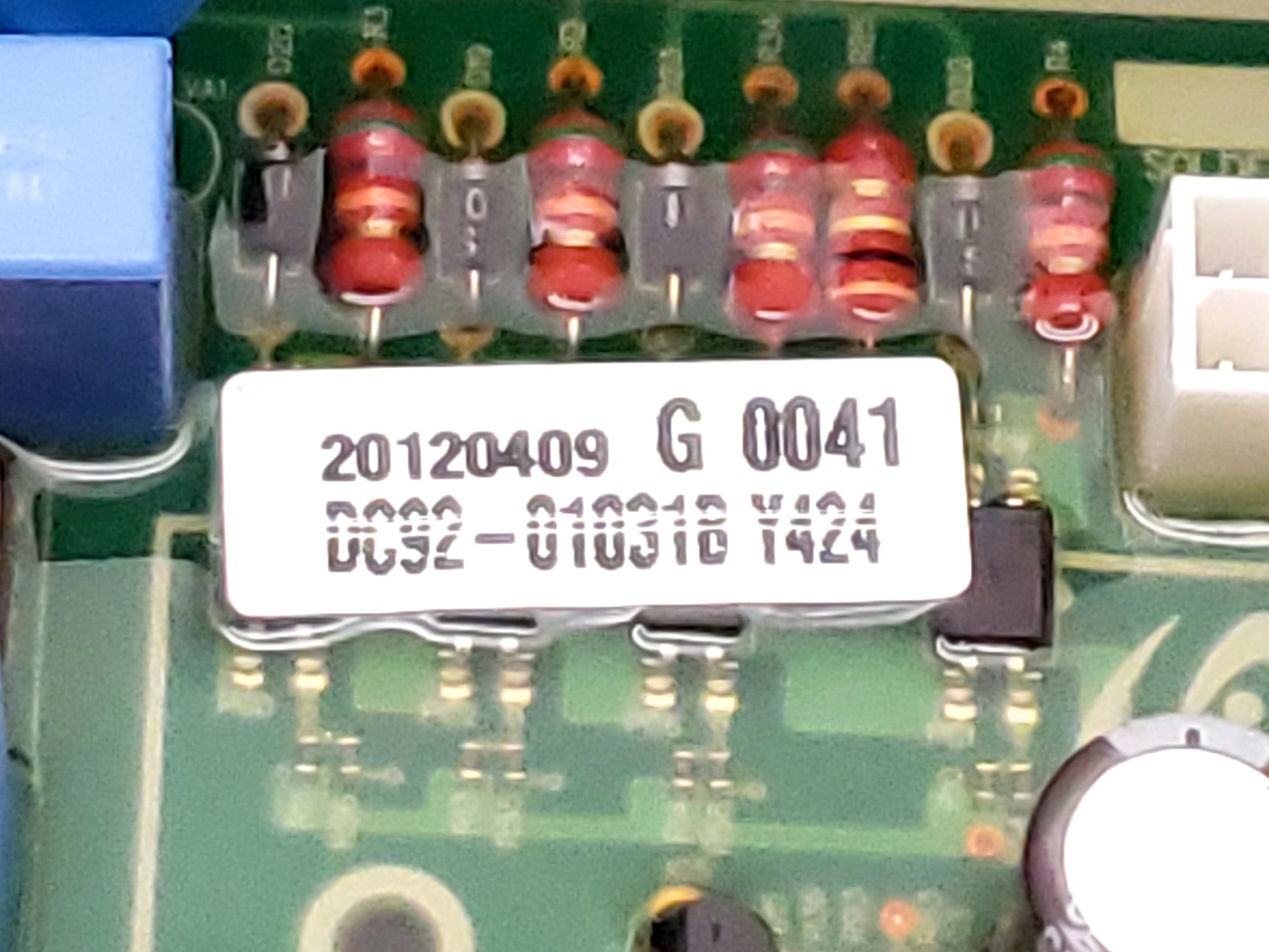 Samsung Dryer Control Board DC92-01031B
