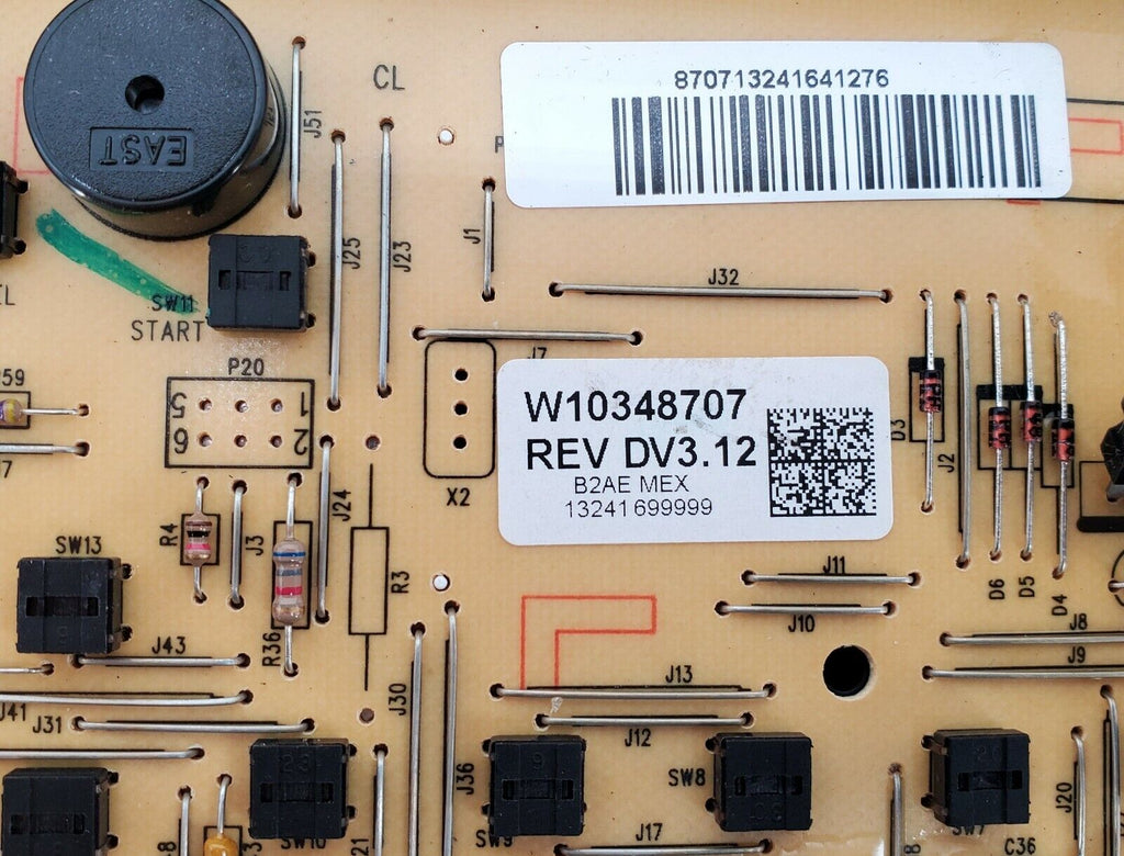 OEM Whirlpool Range Control W10348707 Same Day Shipping & Lifetime Warranty