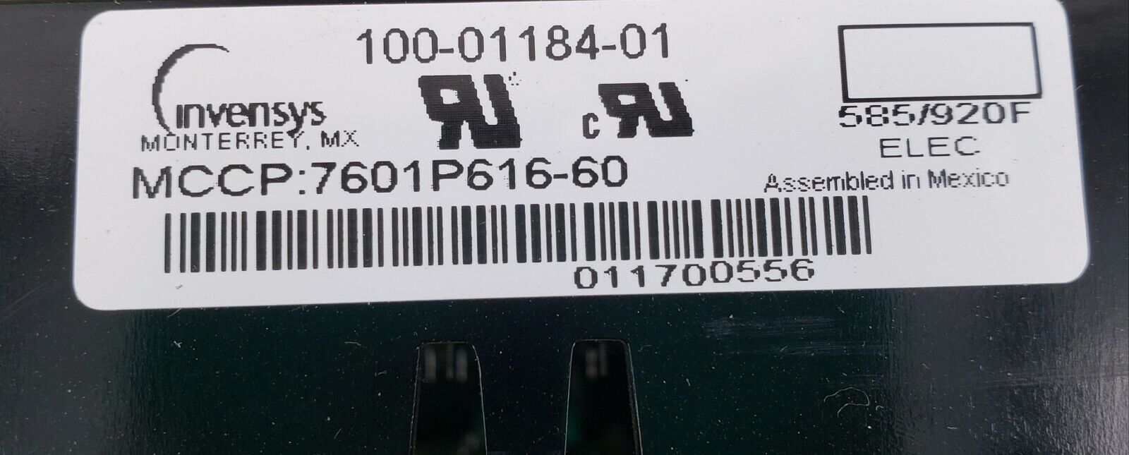 OEM  Maytag Range Control 7601P616-60