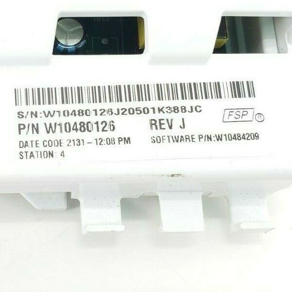 Whirlpool Washer Control Board W10480126