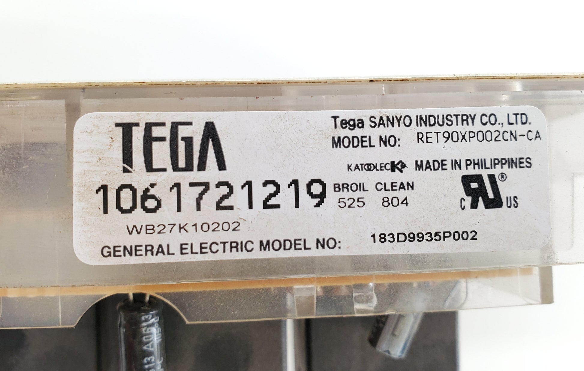 OEM  GE Range Control Board WB27K10202