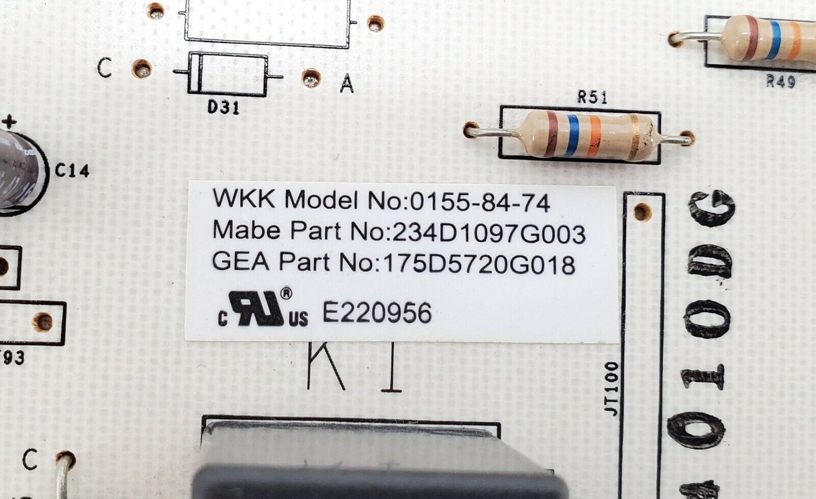OEM GE Dryer Control Board 234D5720G018 Same Day Shipping & Lifetime Warranty