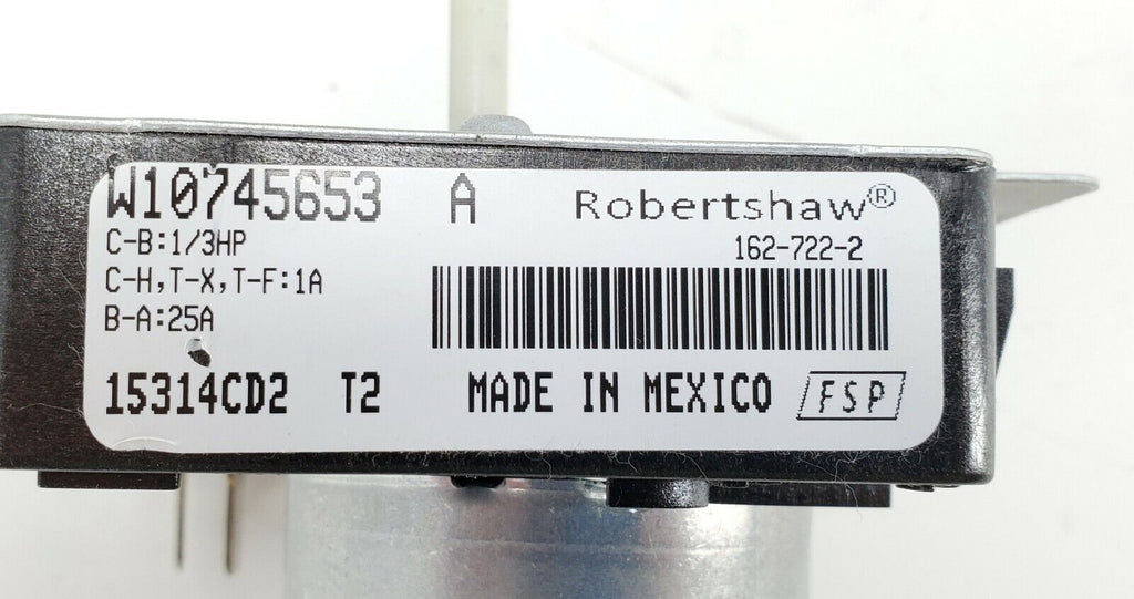 Whirlpool Dryer Timer W10745653