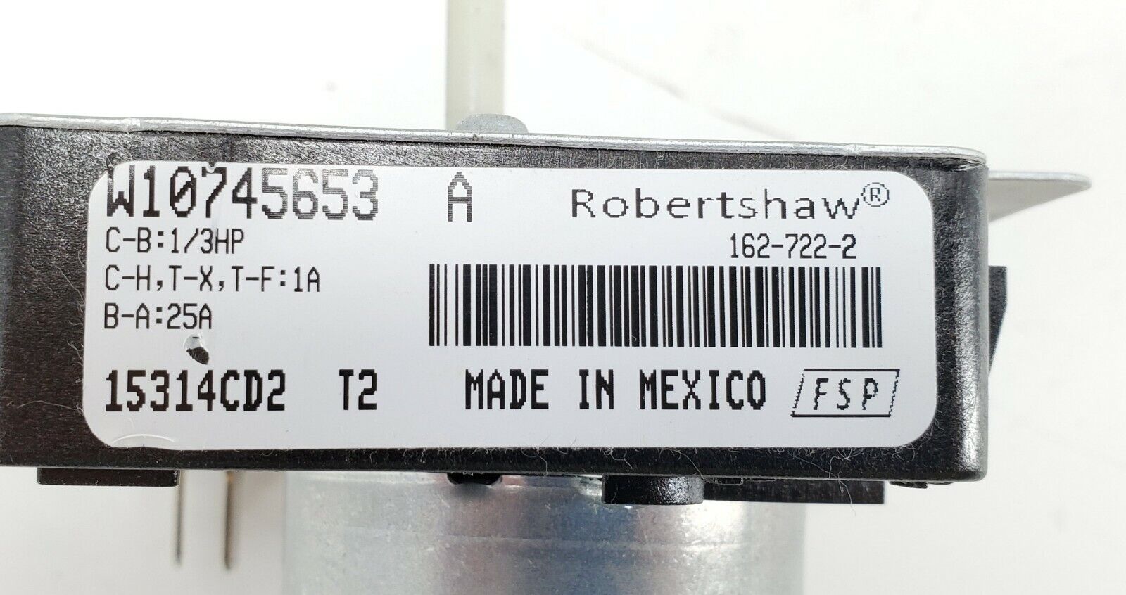 Whirlpool Dryer Timer W10745653