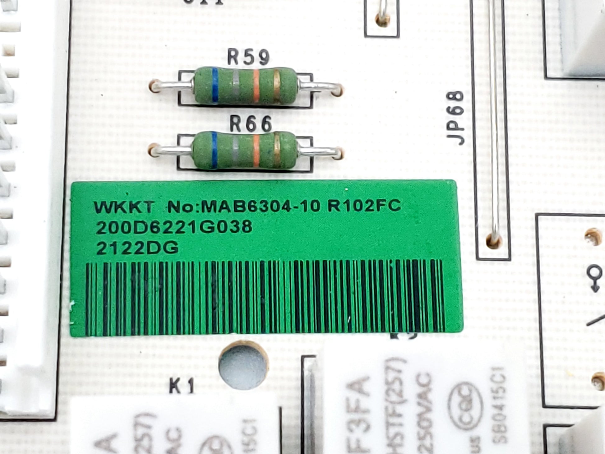 GE Refrigerator Control Board 200D6221G038