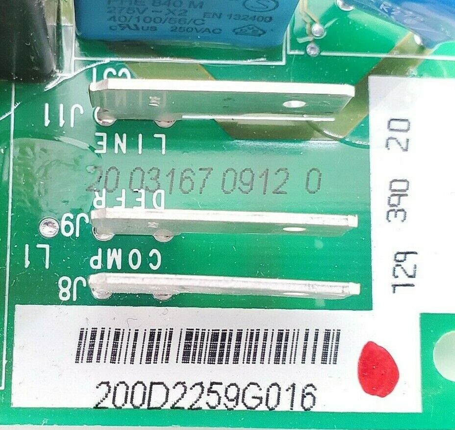 OEM  GE Refrigerator Control 200D2259G016