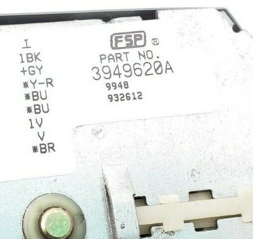 OEM Whirlpool Washer Timer 3949620 Same Day Ship & Lifetime Warranty