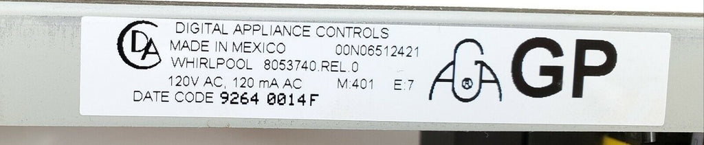 Whirlpool Range Control Board 8053740