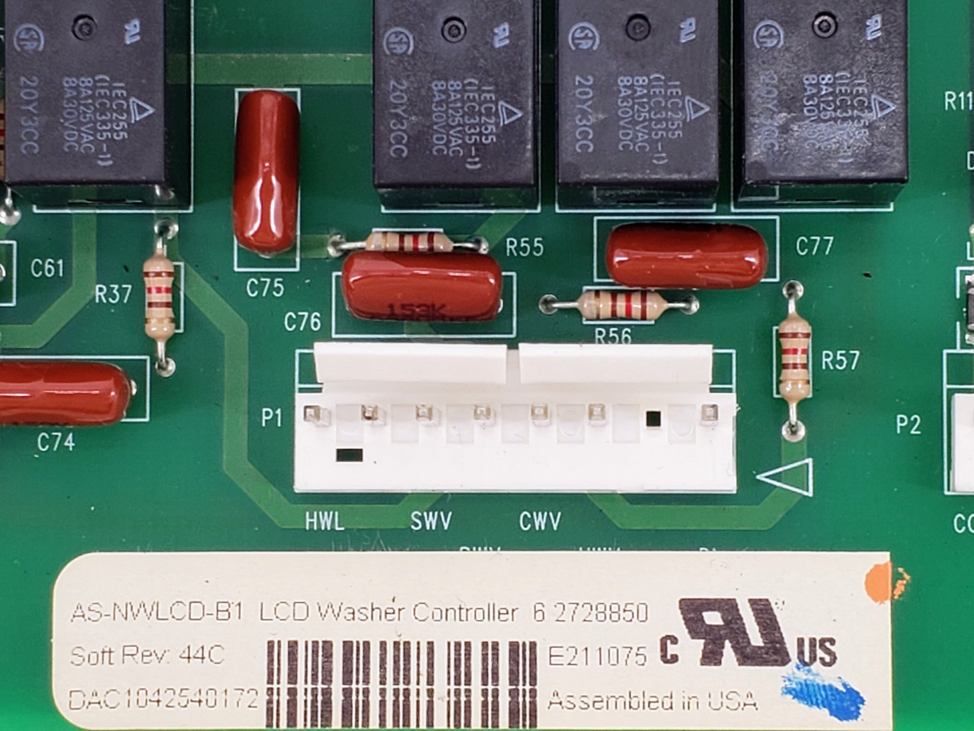 OEM  Maytag Washer Interface Control 62728850