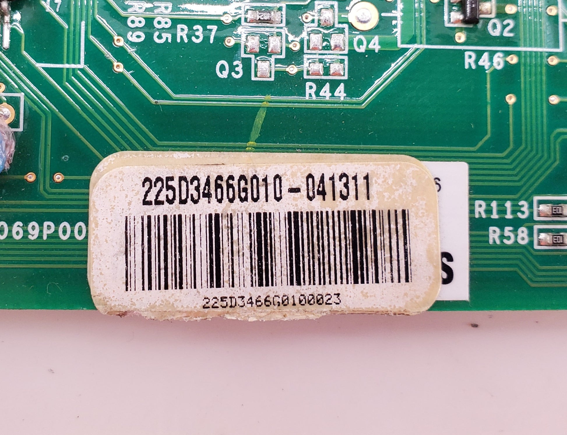 GE Refrigerator Control 225D3466G010