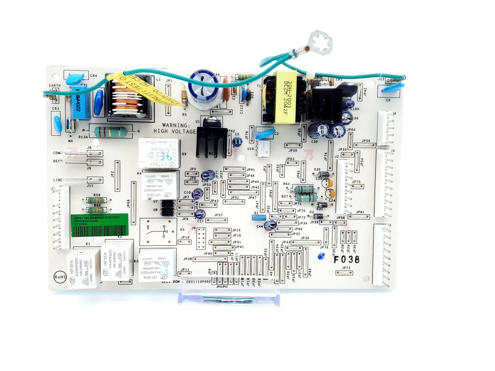 GE Refrigerator Control Board 200D6221G038