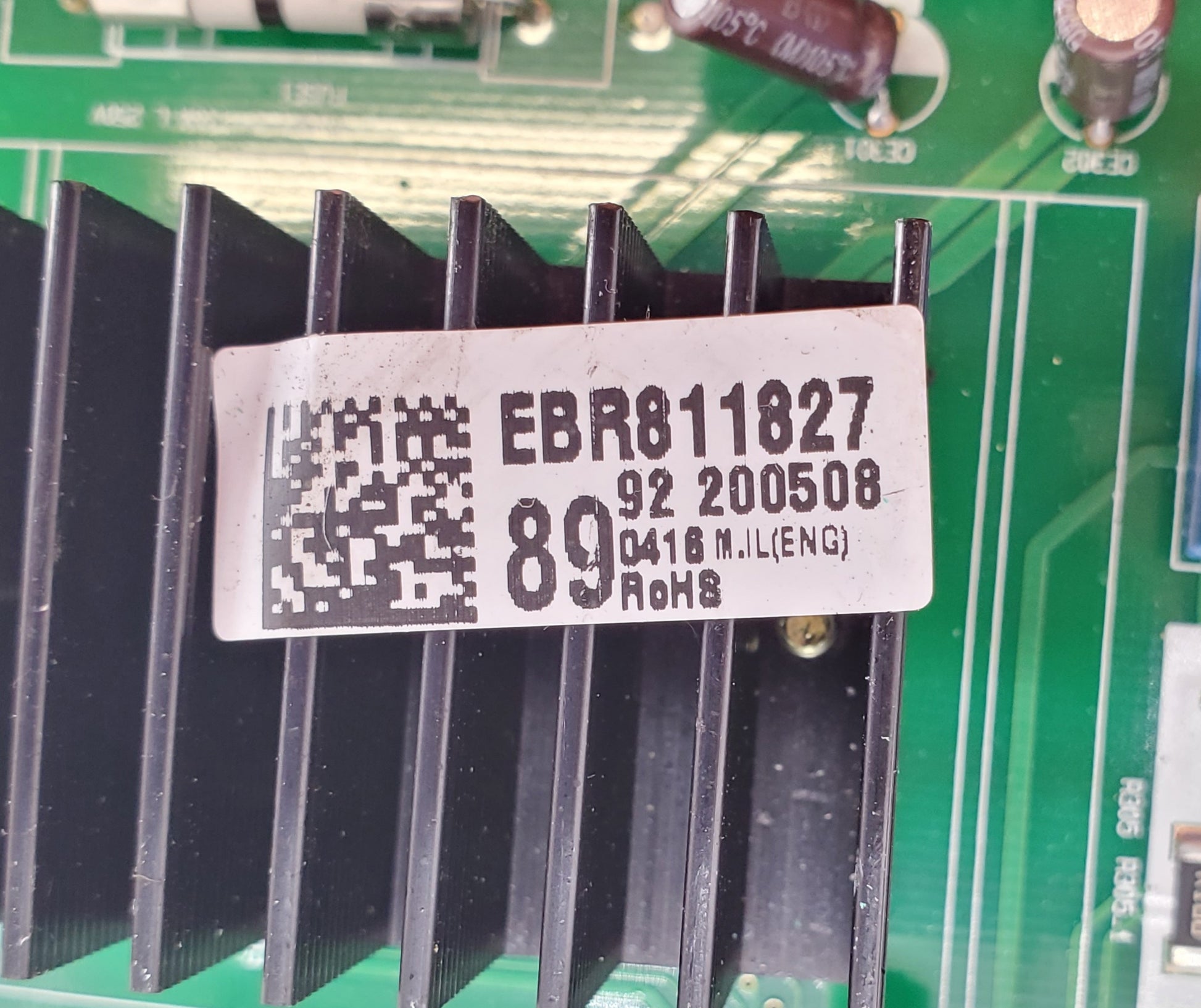 LG Refrigerator Control Board EBR81182789