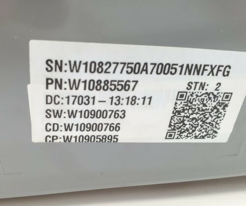 OEM Whirlpool Washer Control W10885567 Same Day Ship & Lifetime Warranty