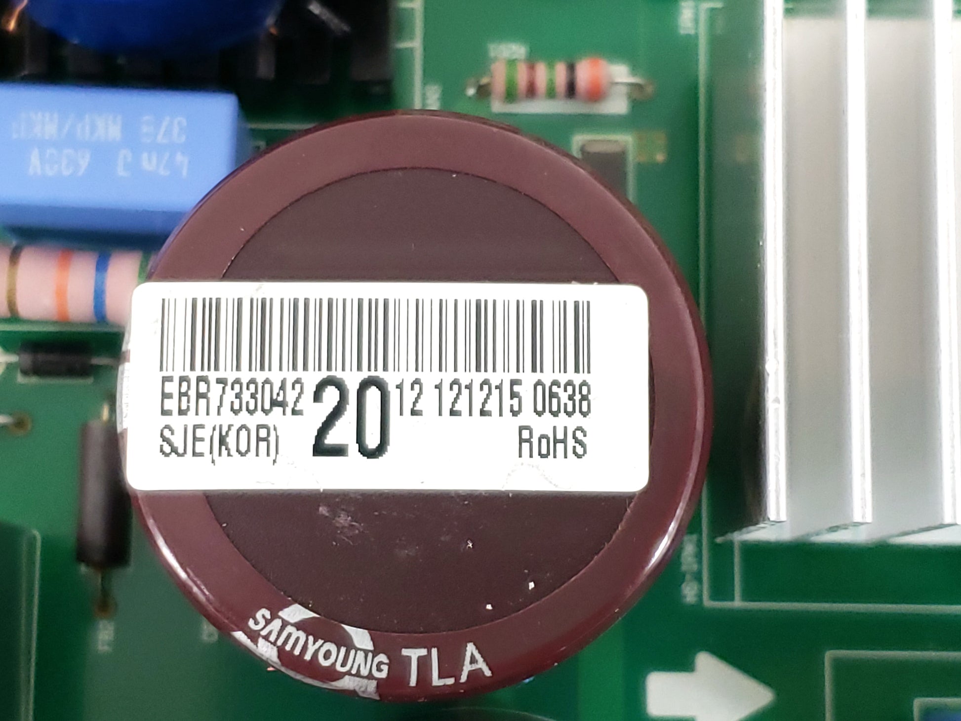 OEM LG Refrigerator Control Board EBR73304220