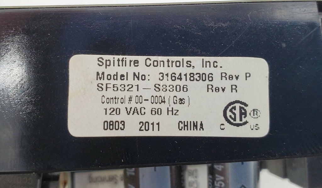 OEM  Frigidaire Range Control 316418306