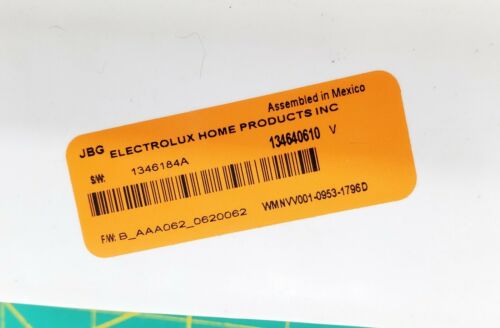 Electrolux Washer Control Board 134640610