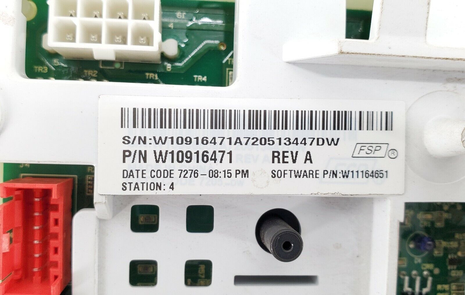 Whirlpool  Washer Control W10916471
