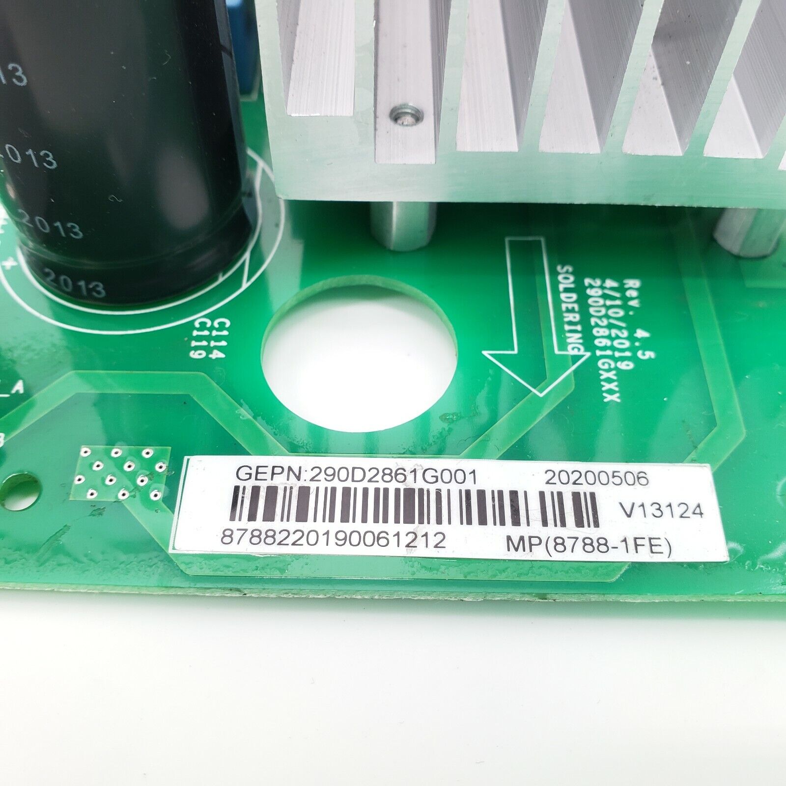 OEM  GE Washer Control 290D2861G001