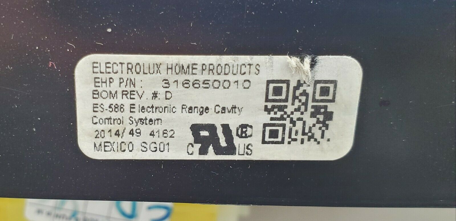 Kenmore Range Oven Control 316650010